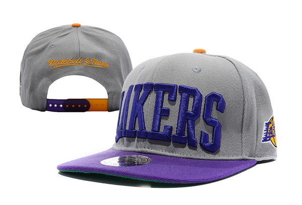 NBA Los Angeles Lakers M&N Snapback Hat id25